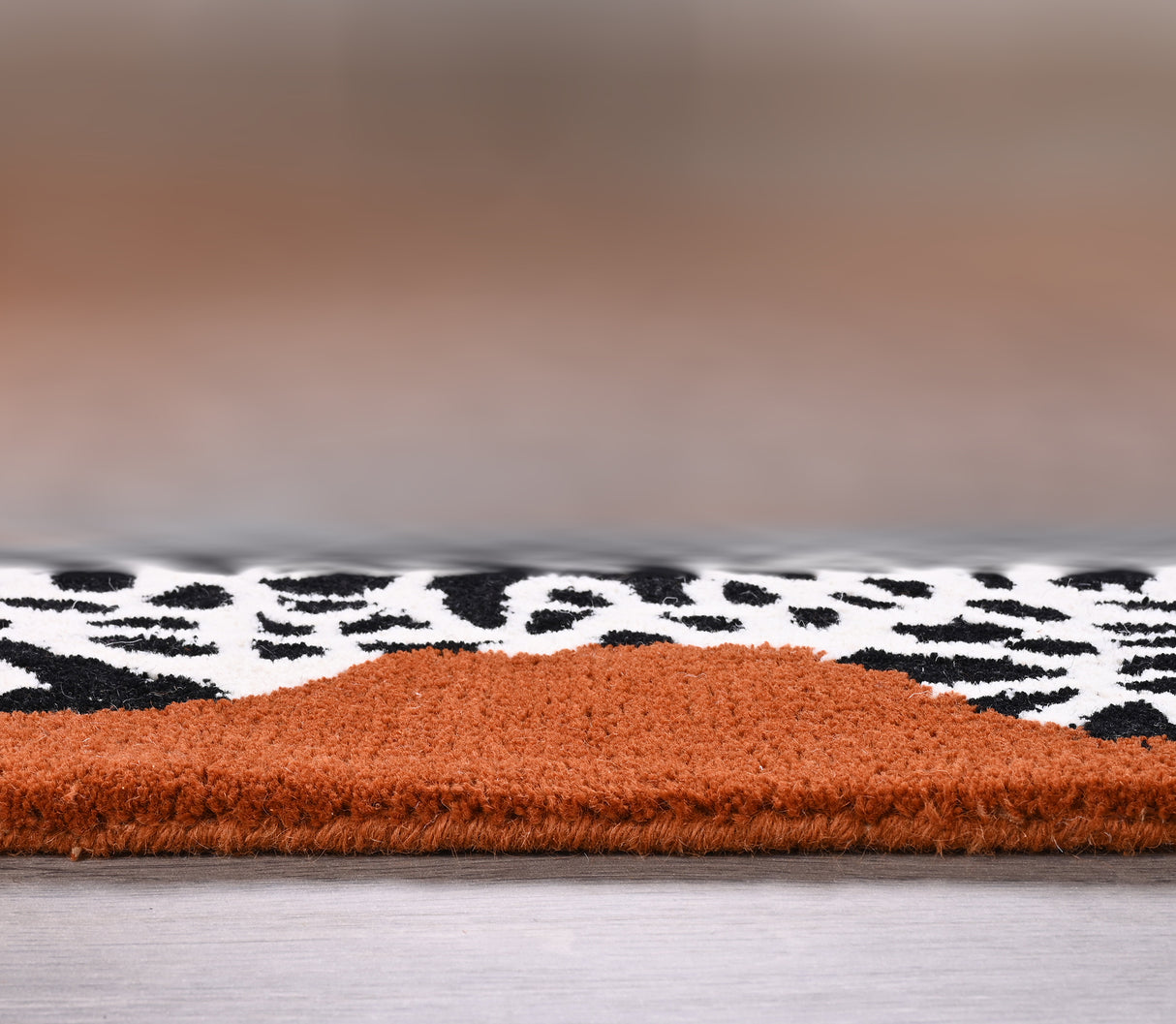 Climbing Jaguar Modern Handmade Wool Area Rug