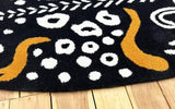 Handmade Tibetan Tiger Wool Rug | Animal Print Area Rug