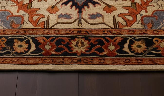 Traditional Handmade Oushak Wool Area Rug