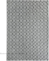 Hand-Tufted Basketweave Wool Area Rug