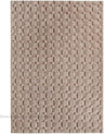 Hand-Tufted Basketweave Wool Area Rug