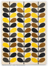 Hand-Tufted Multi Stem Wool Area Rug - Vibrant Botanical Leaf Design