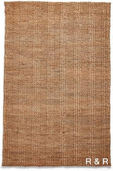 Handwoven Jute Area Rug - Natural Fiber Rug for Home Decor