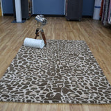 Premium Handmade Pink Animal Print Wool Rug