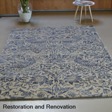 Handmade Wild Strawberry Floral Wool Rug