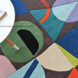 Modern Hand-Tufted Moonlight Area Rug