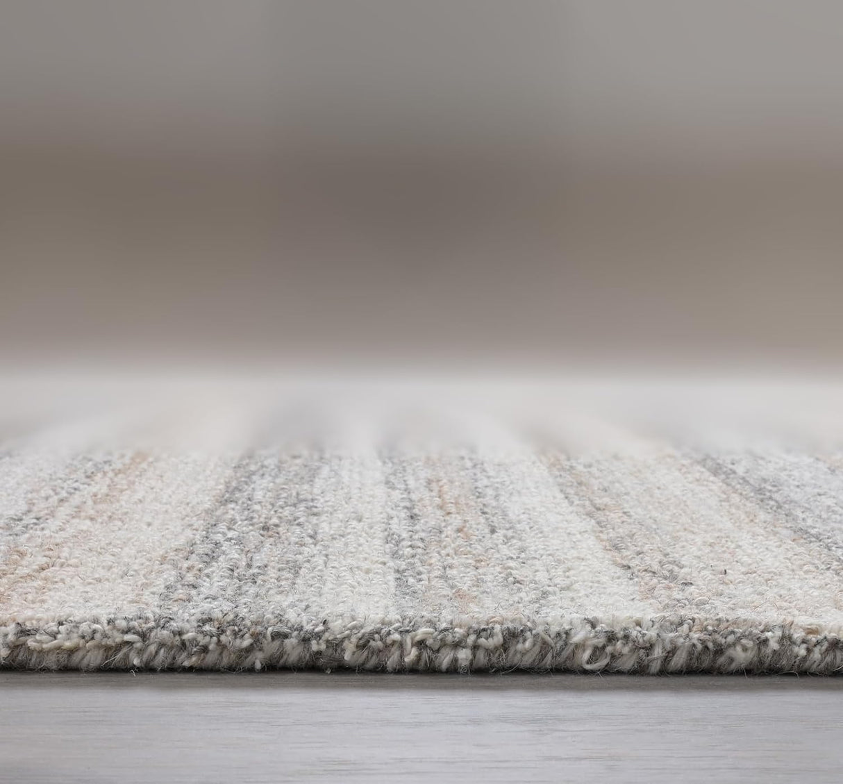 Premium Handmade Wool Area Rug | 100% Natural Wool, Non-Shedding, Thick & Durable Carpet