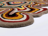 Irregular Shaped Handmade Wool Rug