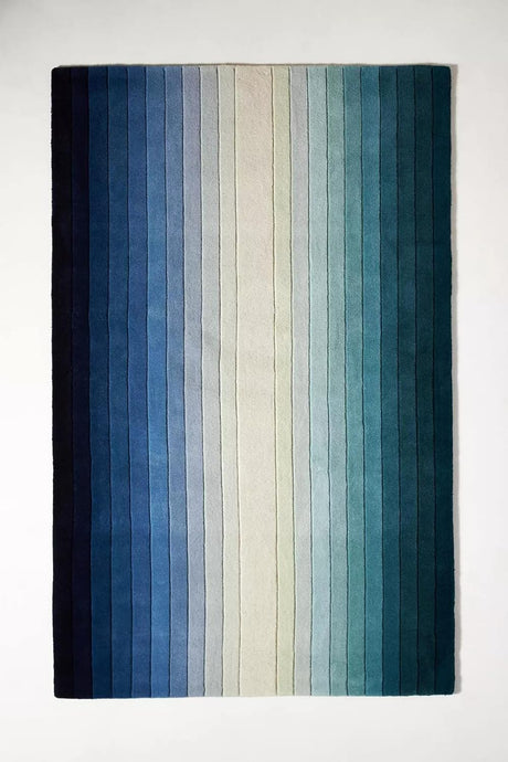 Handmade Maximus Rug Colorful Stripes Wool Area Rugs