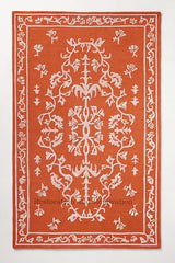 Traditional Handmade Persian Floral Motif Wool Area Rug