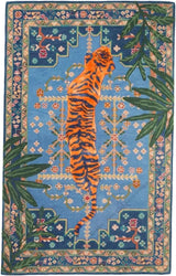 Hand Tufted Bengal Tiger Animal Print Wool Area Rug