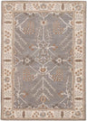 New Hand Made Floral, Kids, Modern, Herringbone Wool Area Rug