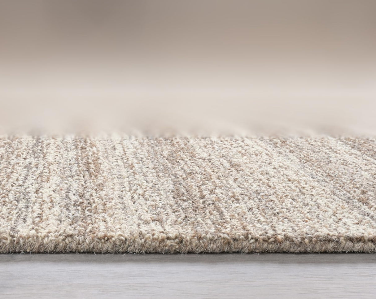 Premium Handmade Wool Area Rug | 100% Natural Wool, Non-Shedding, Thick & Durable Carpet