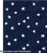 Hand-Crafted Premium Wool Area Rug with Starry Night Sky Design