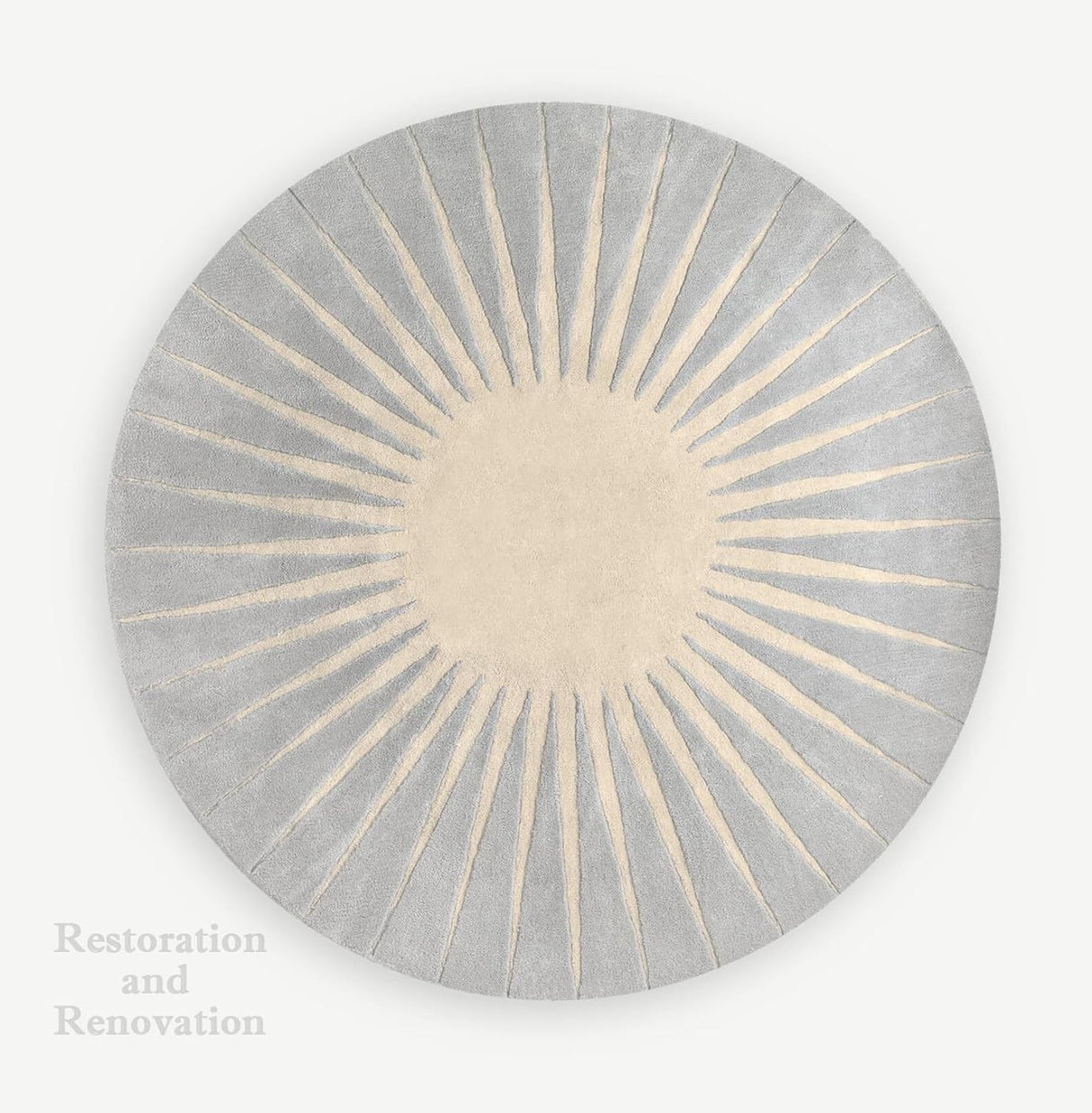 Modern Round Area Rug – Hand-Tufted with 100% New Zealand Wool