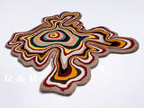 Irregular Shaped Handmade Wool Rug