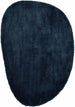 Modern Oval Shape Wool Rug - Irregular Shaped with Soft and Cozy Texture