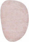 Modern Oval Shape Wool Rug - Irregular Shaped with Soft and Cozy Texture