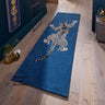 Modern Handmade Climbing Jaguar Wool Area Rug