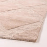 Abstract & Herringbone Collection Handmade Wool Area Rug - Durable for High Traffic Rug