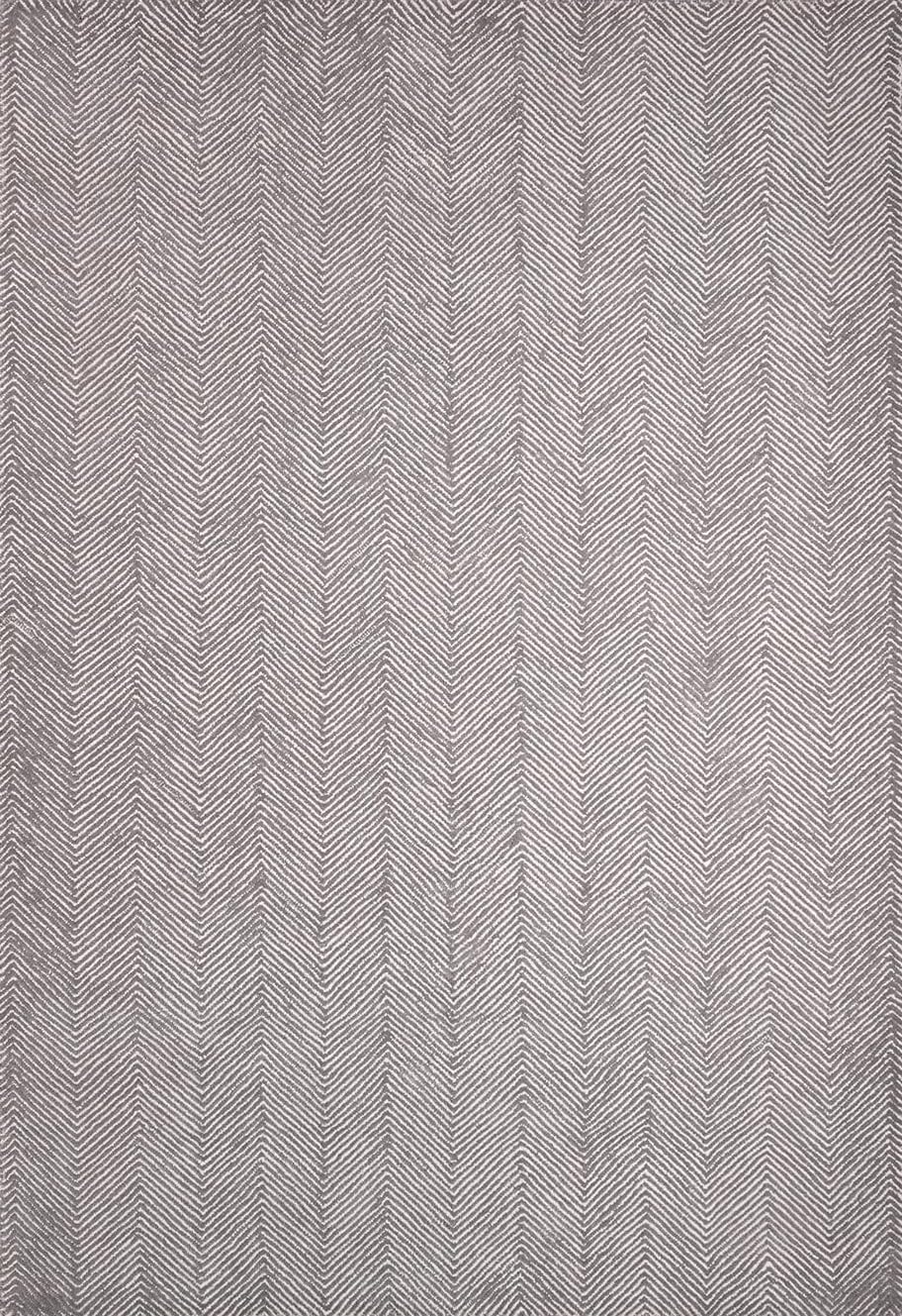 Modern Herringbone Chevron Collection Handmade Wool Area Rug - Durable for High Traffic, Contemporary Design Rug