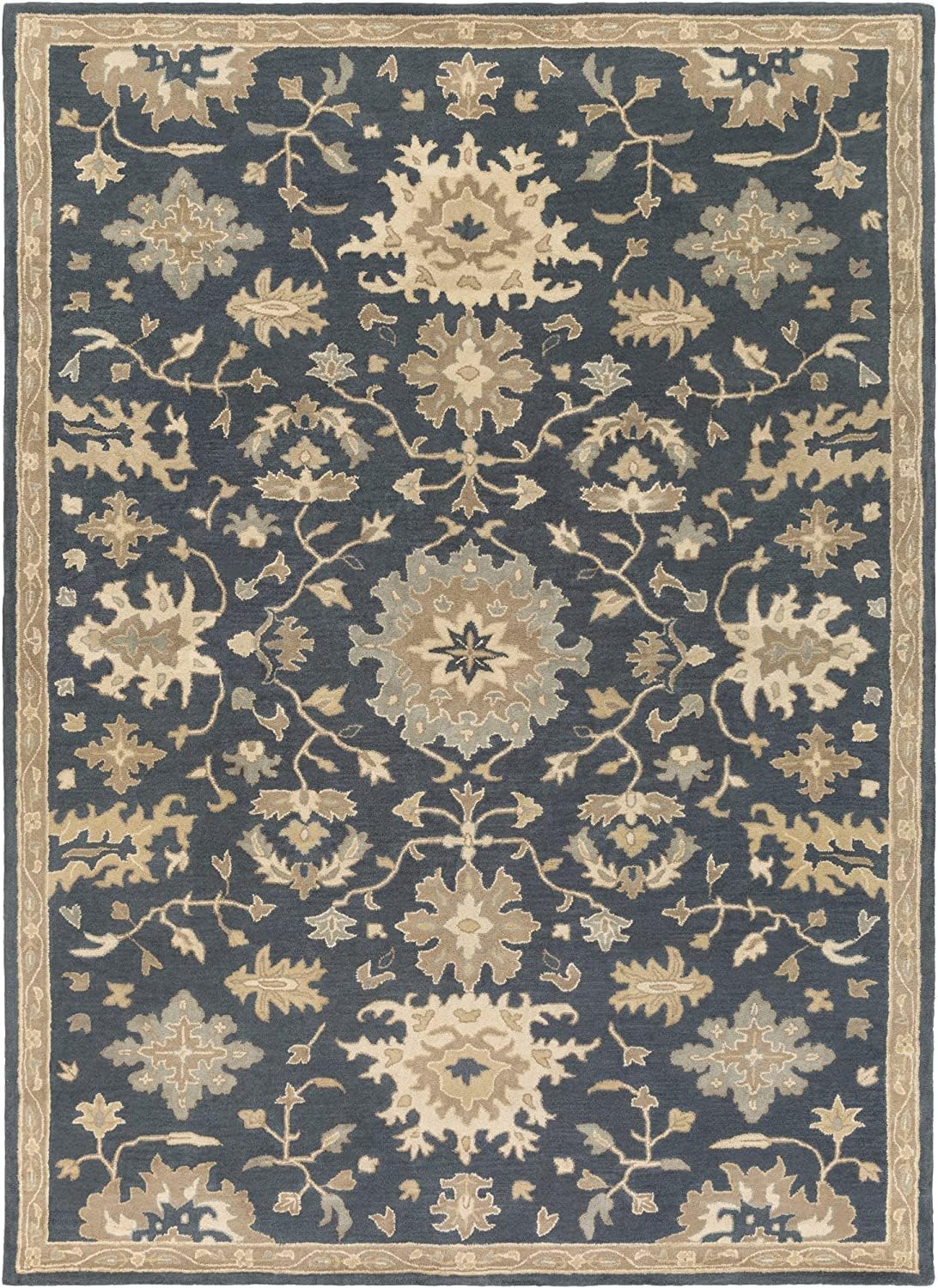 New Hand Made Floral Area Rug 100% Imported Blended Wool Area Rug