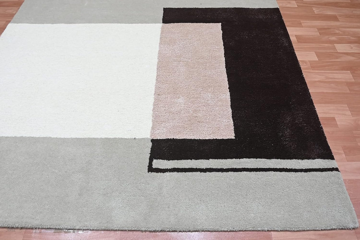 New Hand Made Area Rug Multi Design 100% Imported Blended Area Rug