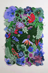 Handmade Flower Multi colored Irregular Area Rug