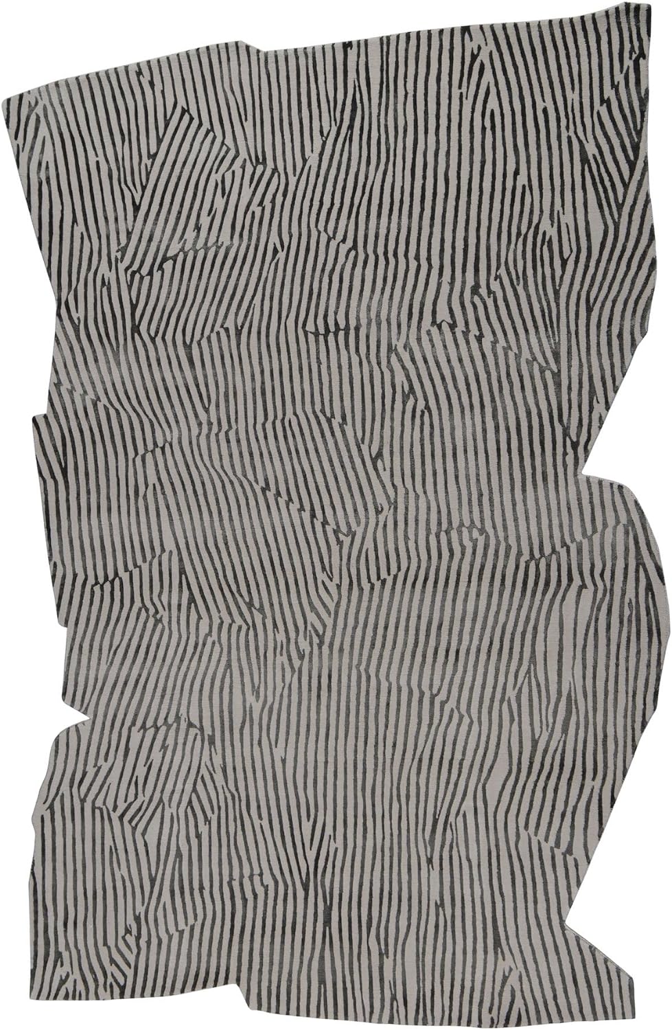 Modern Hand-Tufted Wearstler-Inspired Wool Area Rug