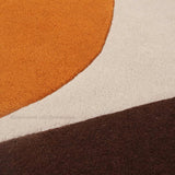 Hand-Tufted Round Wool Area Rug