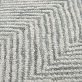 Modern Herringbone Chevron Collection Handmade Wool Area Rug - Durable for High Traffic, Contemporary Design Rug