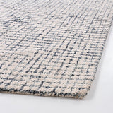 Abstract & Herringbone Collection Handmade Wool Area Rug - Durable for High Traffic Rug