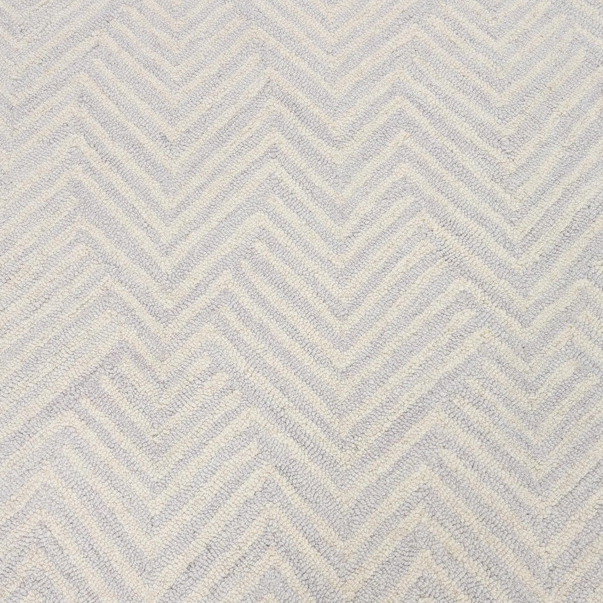 Modern Herringbone Chevron Collection Area Rug - Handmade Wool Carpet, Durable for High Traffic, Contemporary Design for Living Room, Bedroom, Dining Room Decor