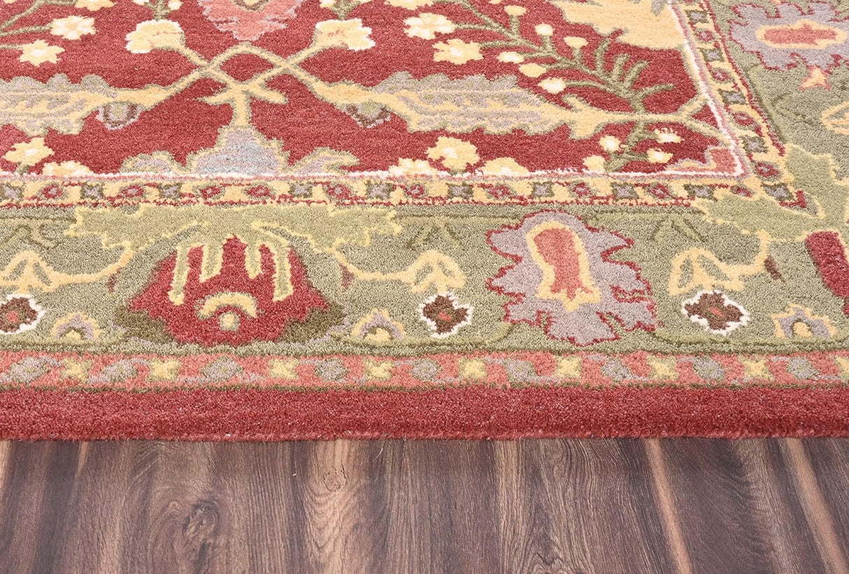 Traditional Handcrafted Area Rug, Classic Oriental Pattern