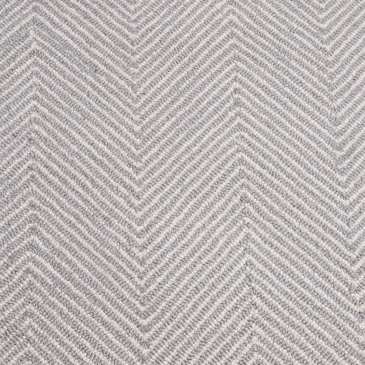 Modern Herringbone Chevron Collection Handmade Wool Area Rug - Durable for High Traffic, Contemporary Design Rug