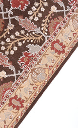 Traditional Handcrafted Area Rug, Classic Oriental Pattern