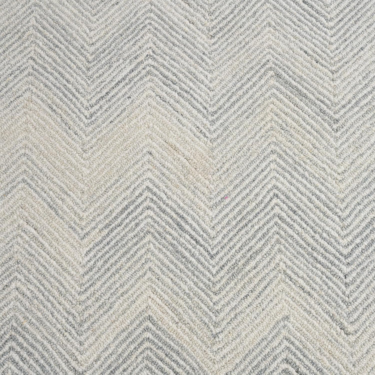 Modern Herringbone Chevron Collection Handmade Wool Area Rug - Durable for High Traffic, Contemporary Design Rug