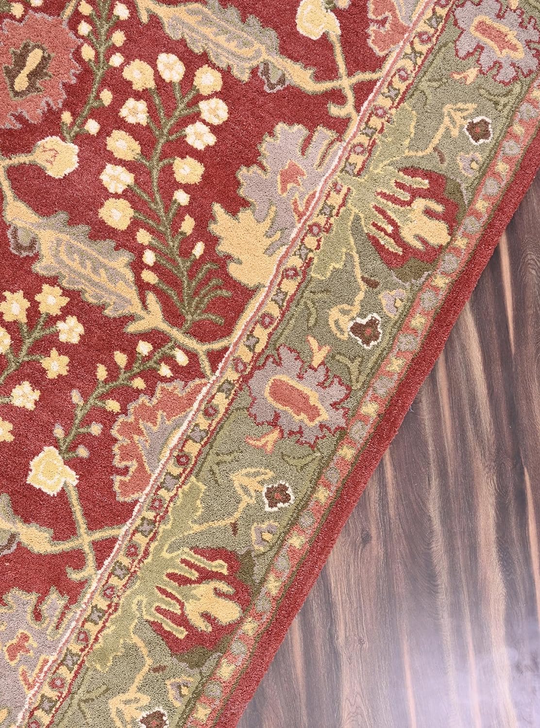 Traditional Handcrafted Area Rug, Classic Oriental Pattern