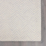 Modern Herringbone Chevron Collection Area Rug - Handmade Wool Carpet, Durable for High Traffic, Contemporary Design for Living Room, Bedroom, Dining Room Decor