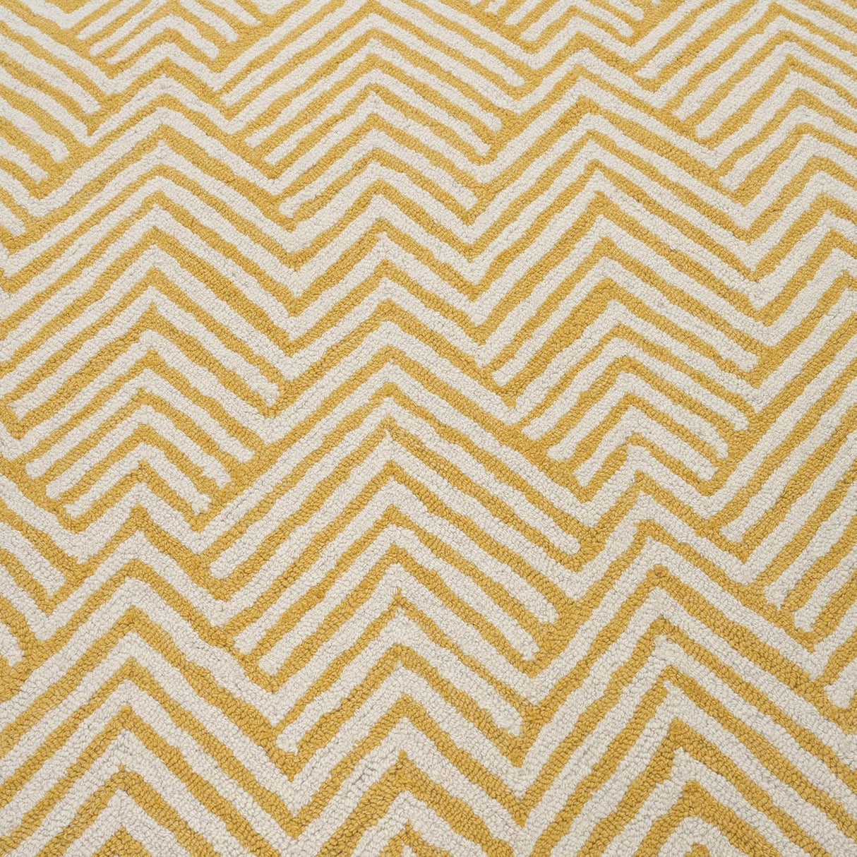 Modern Herringbone Chevron Collection Area Rug - Handmade Wool Carpet