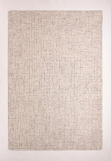 Abstract & Herringbone Collection Handmade Wool Area Rug - Durable for High Traffic Rug