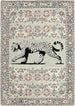 Handmade Cheetah Wool Area Rug