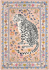 Handmade Cheetah Wool Area Rug