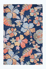 Floral Handmade Wool Area Rug - Vibrant Blossom Design