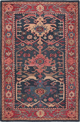 Traditional Chia Chenin Wool Area Rug | Handmade, Oriental Vintage Style Carpet