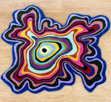 Irregular Shaped Handmade Wool Rug