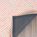 Modern Herringbone Chevron Collection Area Rug - Handmade Wool Carpet