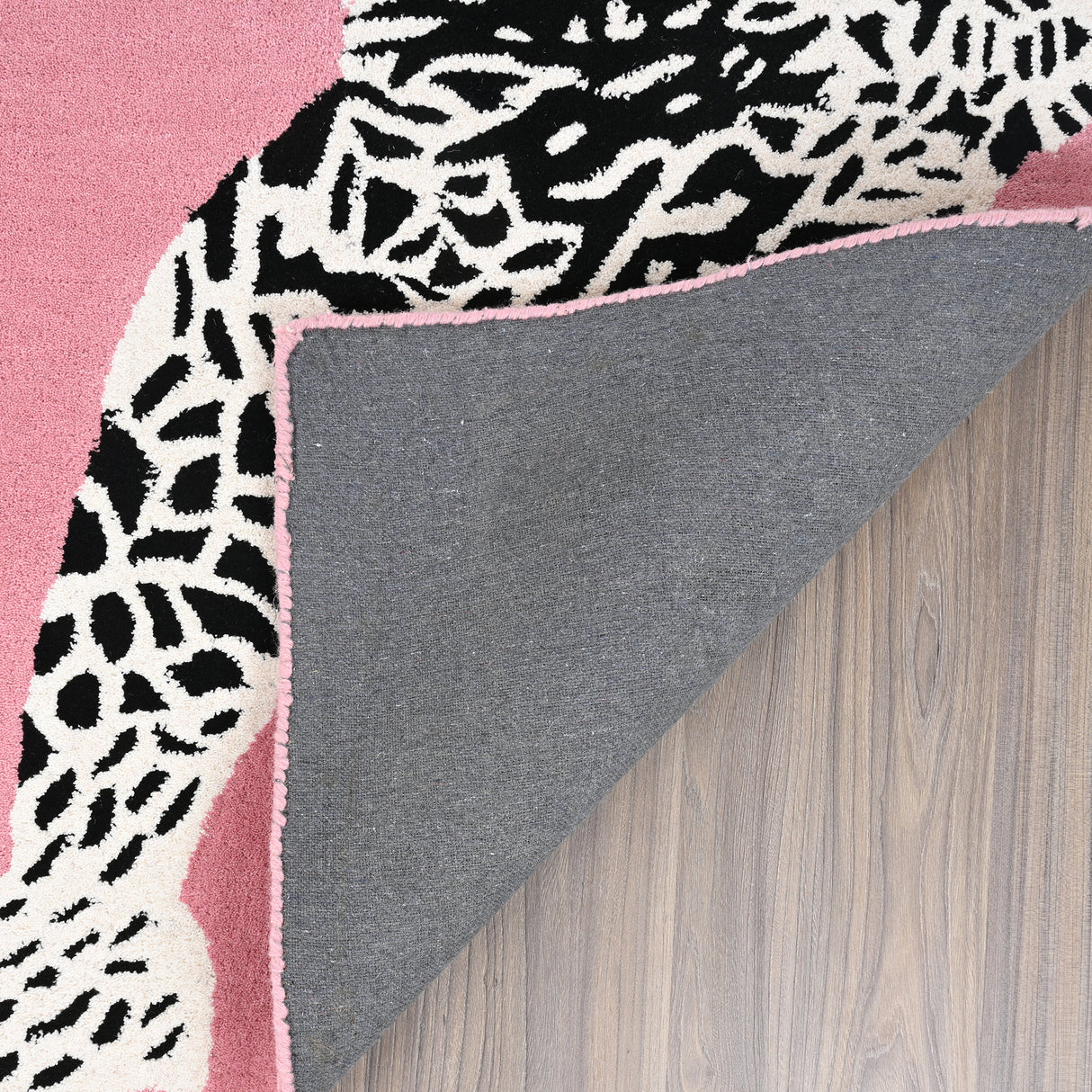 Climbing Jaguar Modern Handmade Wool Area Rug