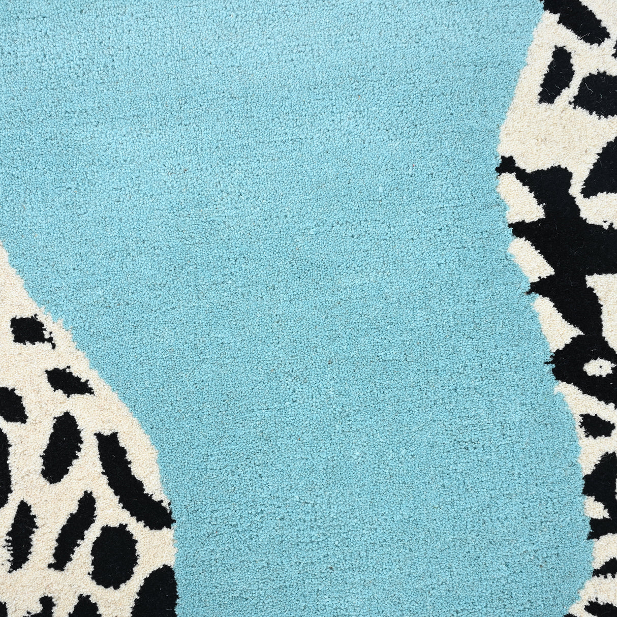 Climbing Jaguar Modern Handmade Wool Area Rug