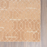 Modern Hand-Tufted Geometric Patterned Wool Area Rug for Living Room, Bedroom, and Home Décor – Soft and Plush Carpet for Cozy and Stylish Interiors